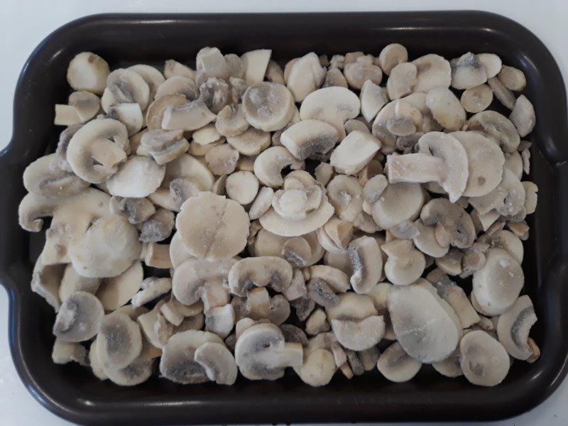 Vendo champiñones congelados en rodajas, cubos o en polvo