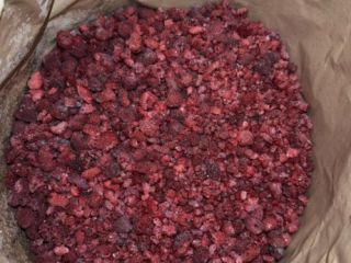 Frambuesas trituradas IQF para mermelada o gris