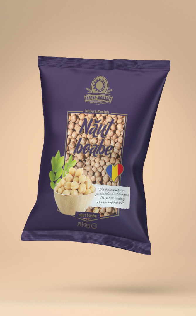 Garbanzos seleccionados 99%, bolsa de 0,5 kg, cajas de cartón 16 uds por caja