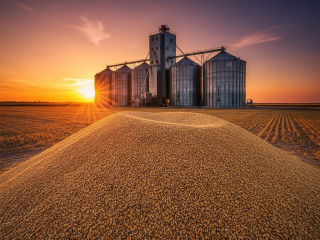 Contenido de proteínas % (en materia seca) silo de
