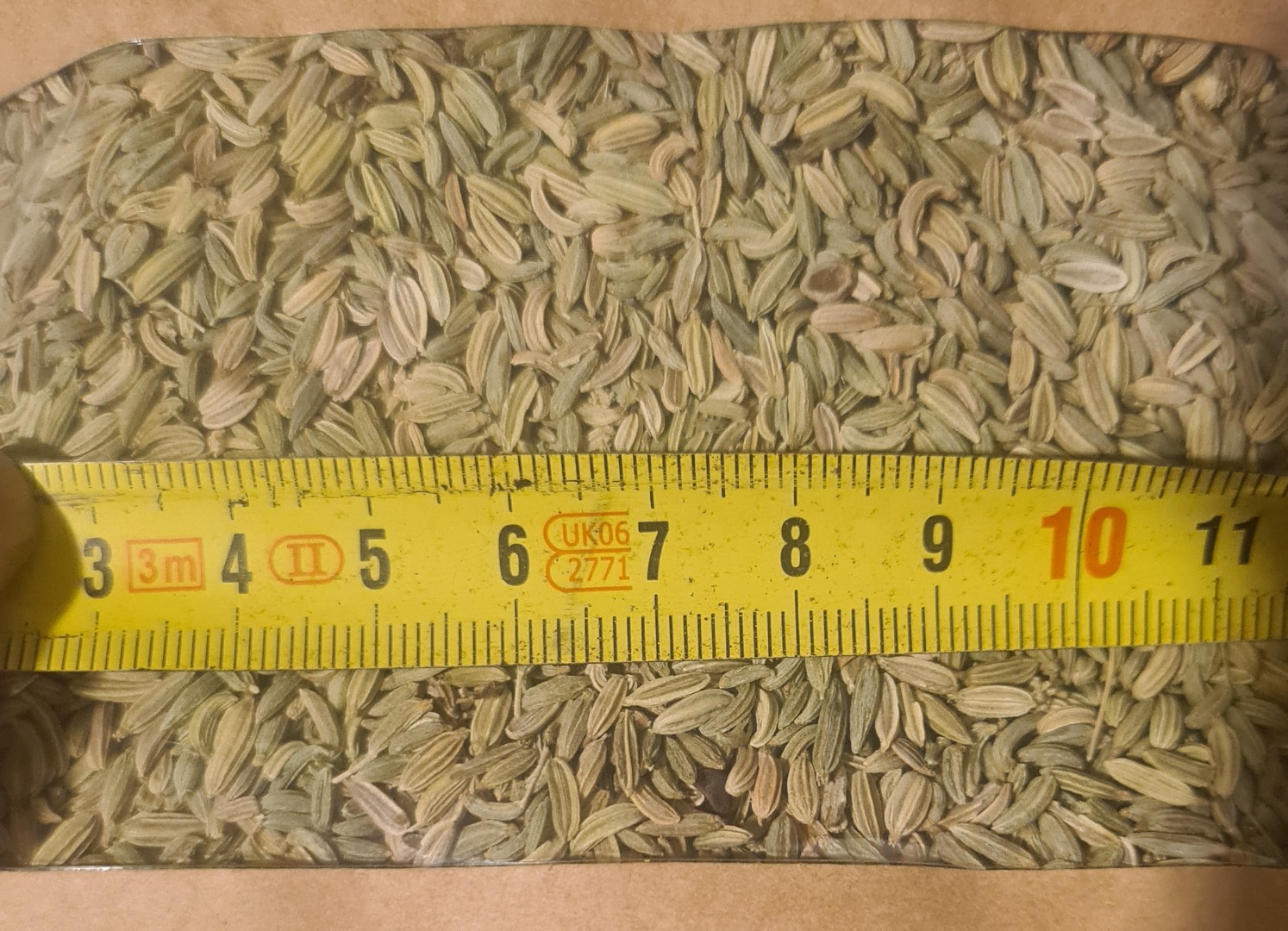 Semillas de hinojo con una pureza del 99,5 % EXW Bulgaria para un pedido mínimo de 24 toneladas