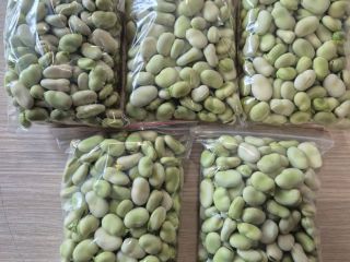 Habas frescas: ¡venta al por menor y al por