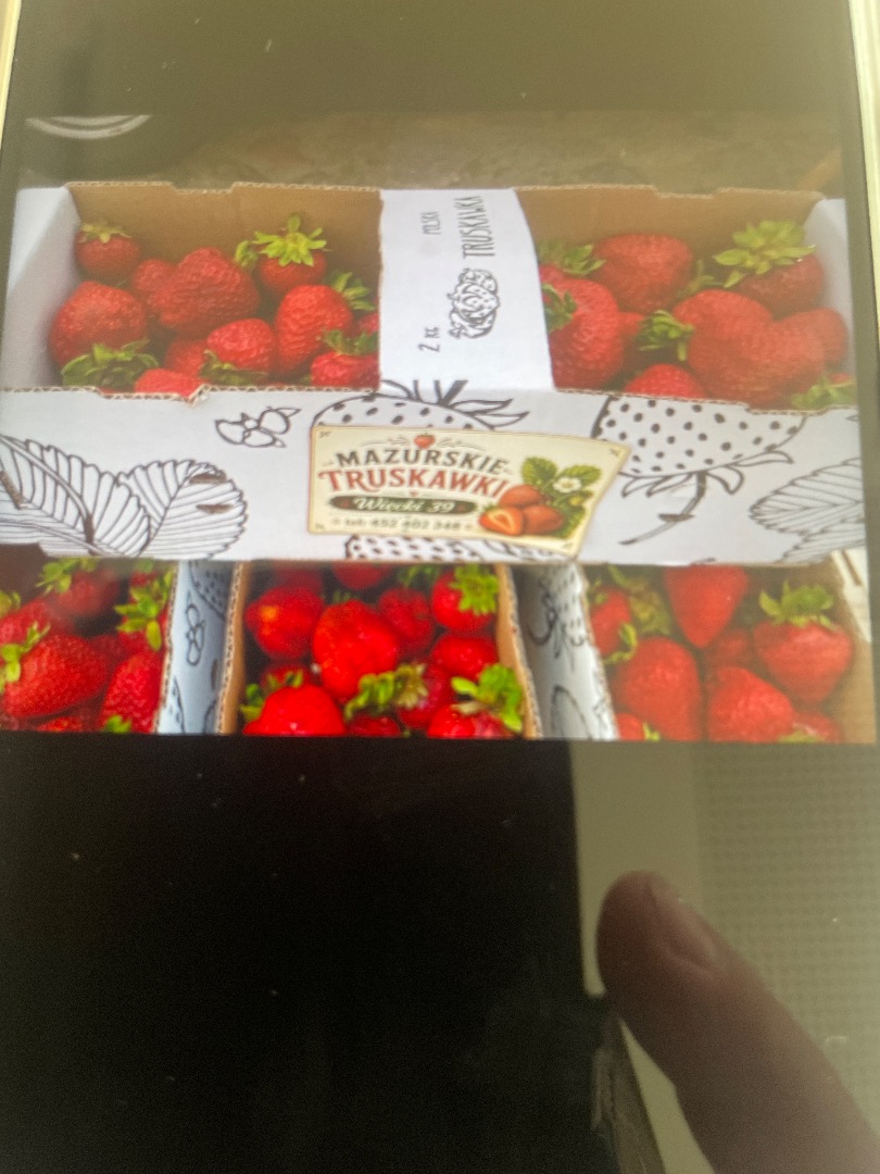 Fresas de San Andrés recién hechas